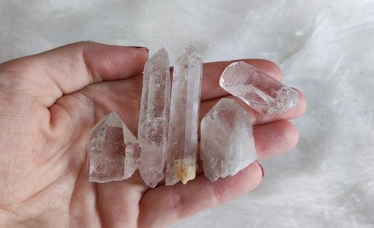 Punta cuarzo roca natural - Diferentes tamaños