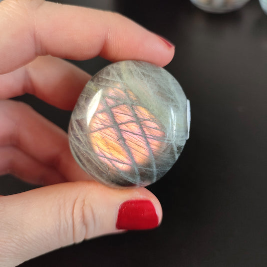 Rodado Labradorita multicolor Y