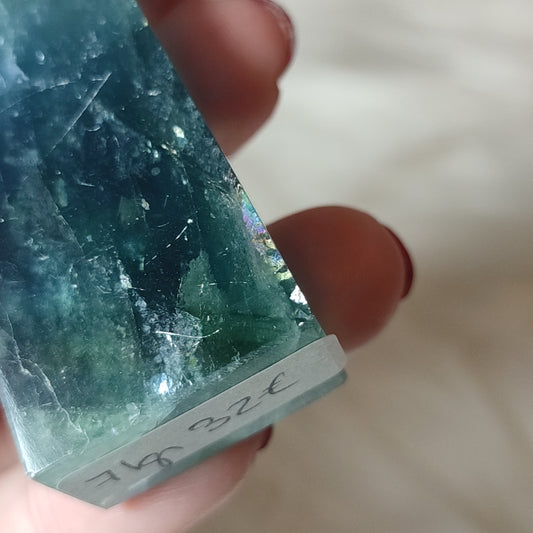 Punta flúorita azul 71