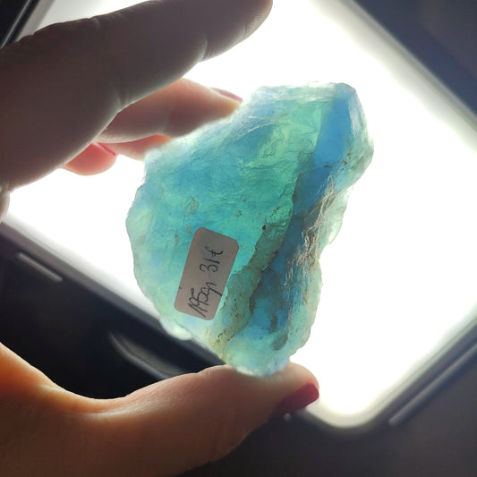 Masivo flúorita azul 195