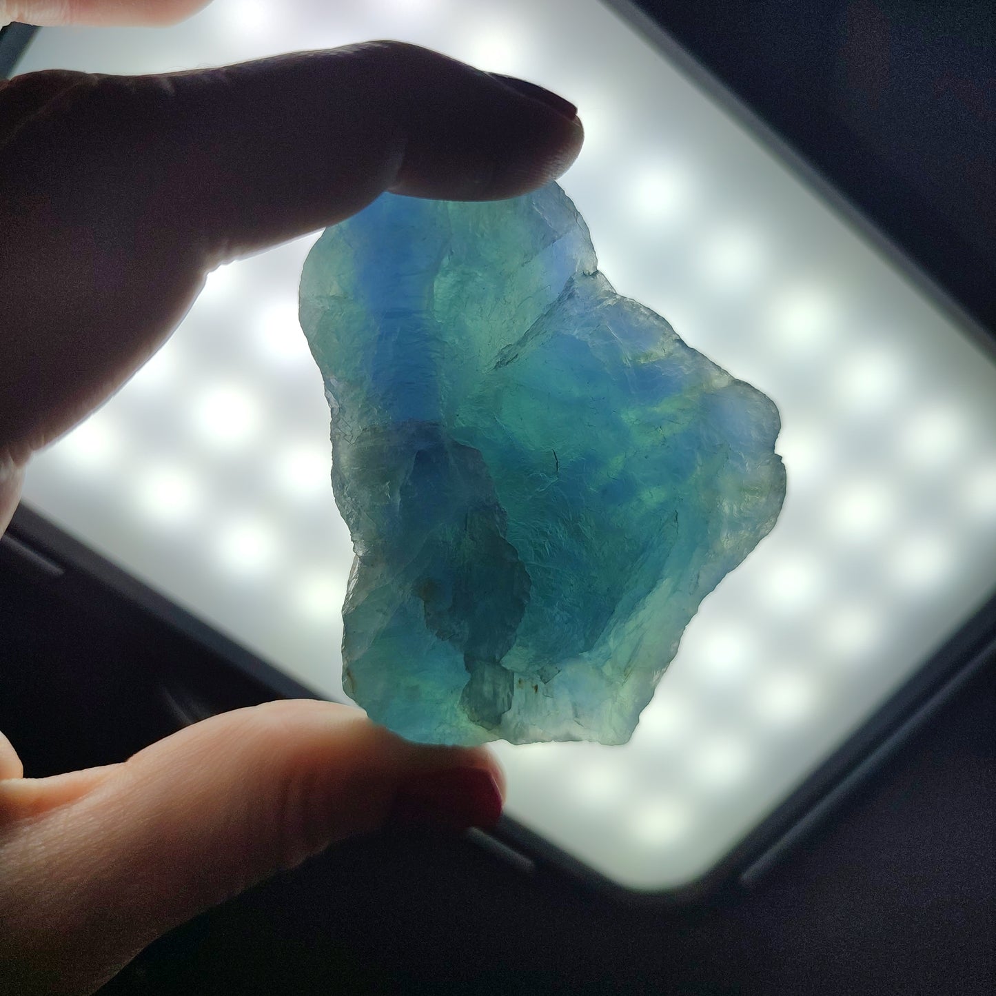 Masivo flúorita azul 195