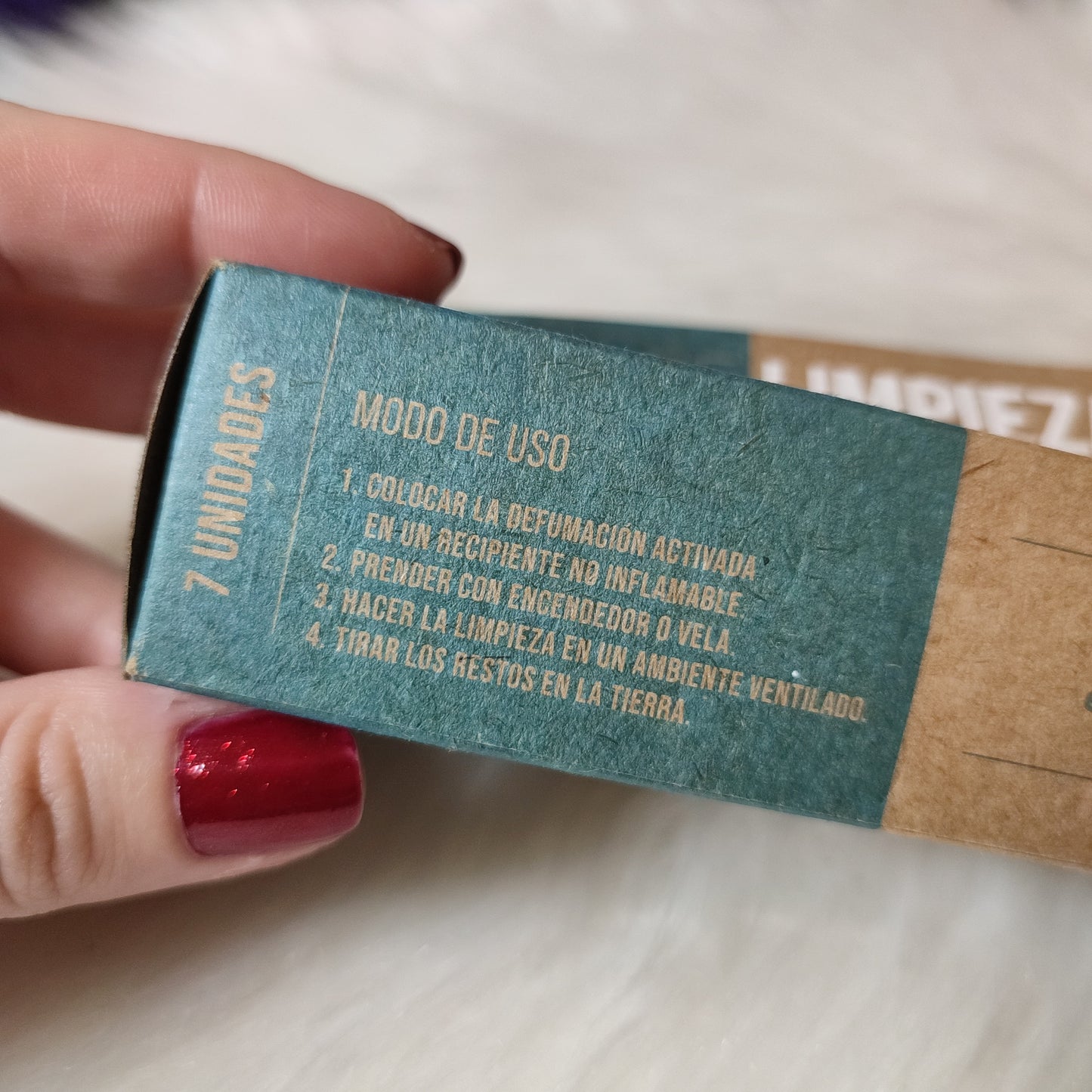 Pastillas incienso sandalo Sagrada Madre - 7 dias de limpieza