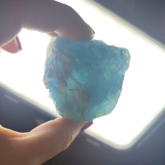 Masivo fluorita azul 196