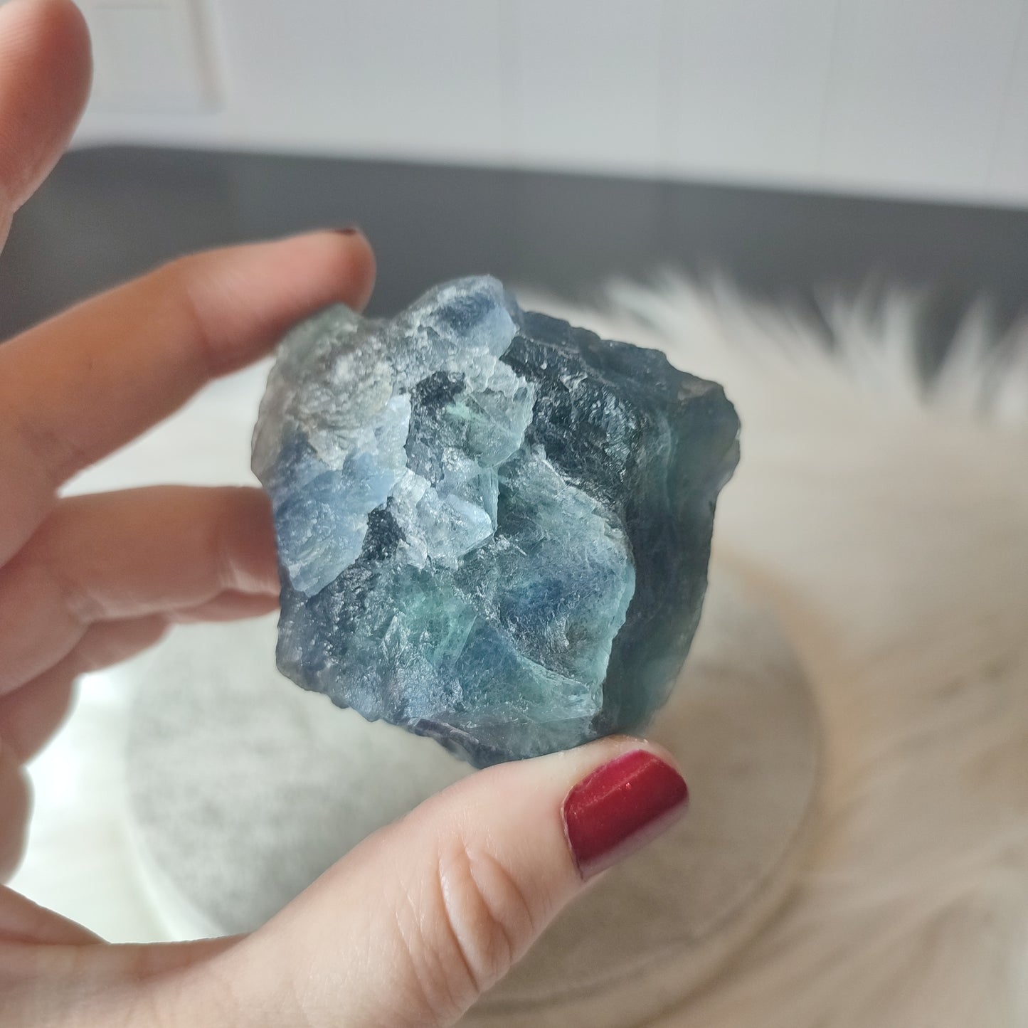 Masivo fluorita azul 196