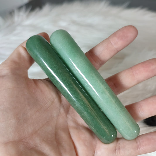 Masajeador aventurina verde o obsidiana