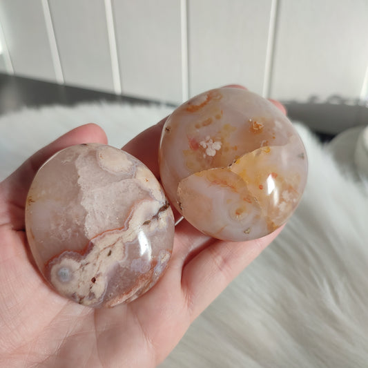 Rodado ágata flor de cerezo