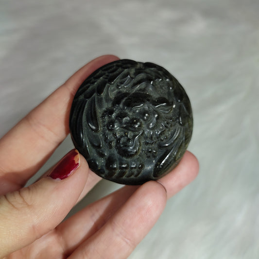 Tigre alado Obsidiana dorada B