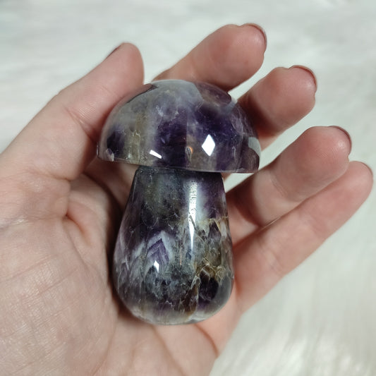 Seta amatista chevron