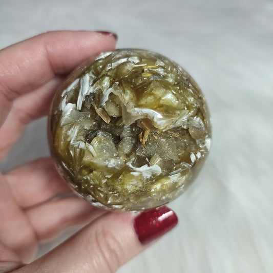 Esfera mica dorada 238 gramos