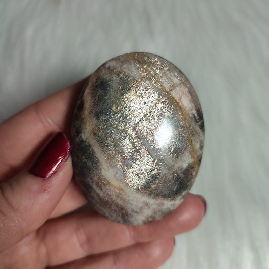 Rodado piedra luna negra Lattice