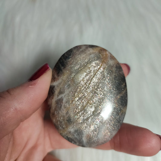 Rodado piedra luna negra Lattice