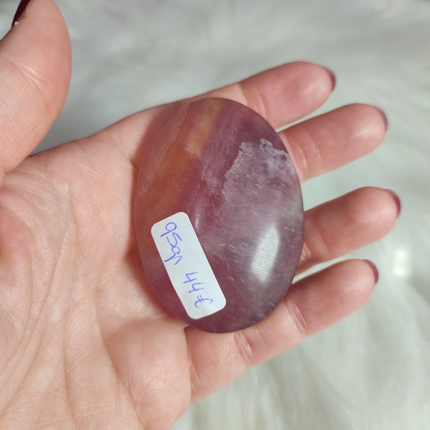 Rodado flúorita Candy 95 gramos