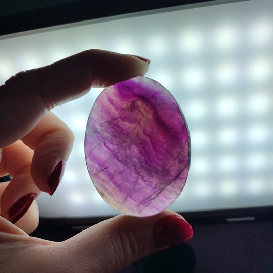 Rodado flúorita Candy 89 gramos