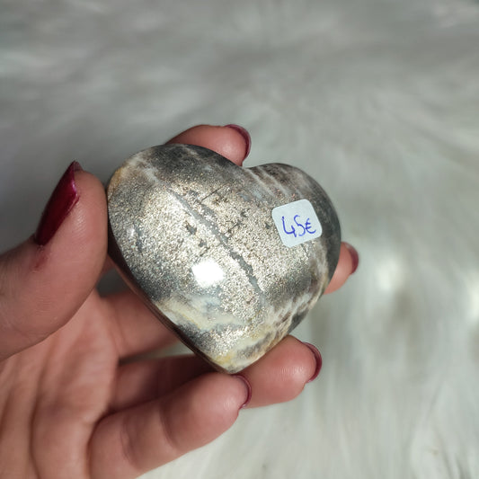 Corazón piedra luna Lattice