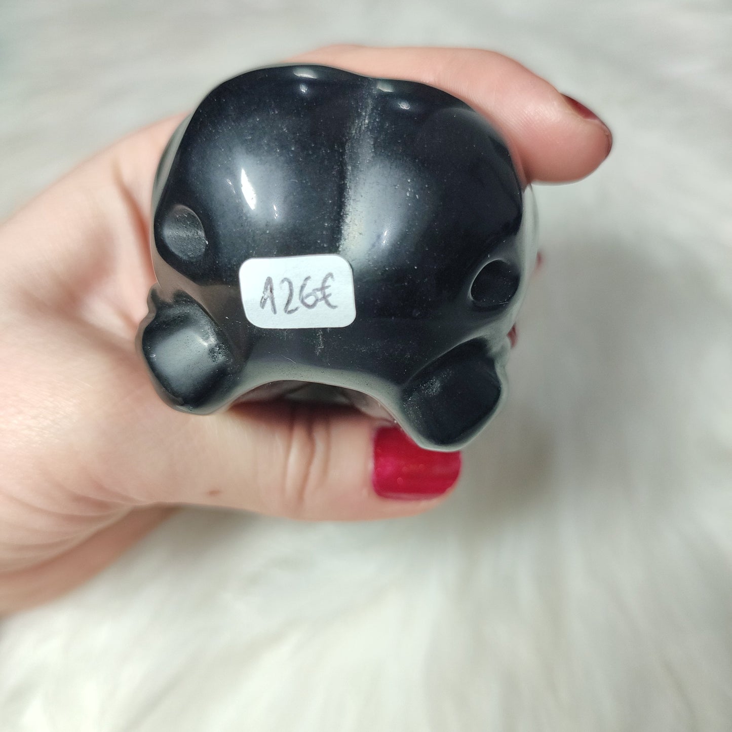 Cabeza cuervo grande en Obsidiana 250/260 gramos