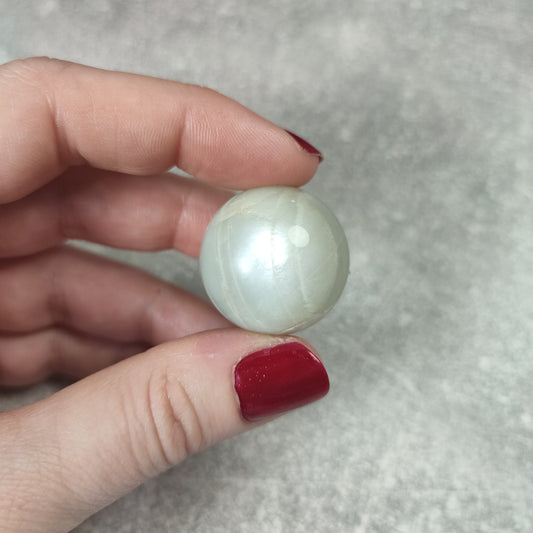 Esfera piedra luna verde silky