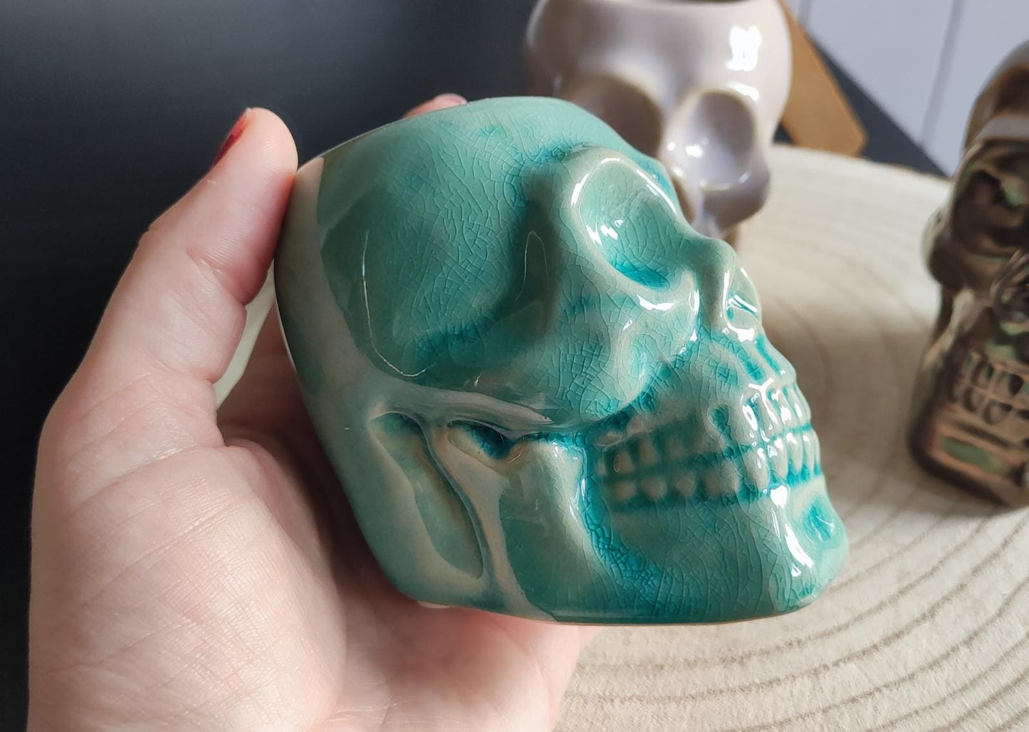 Quemador aceite - Calavera