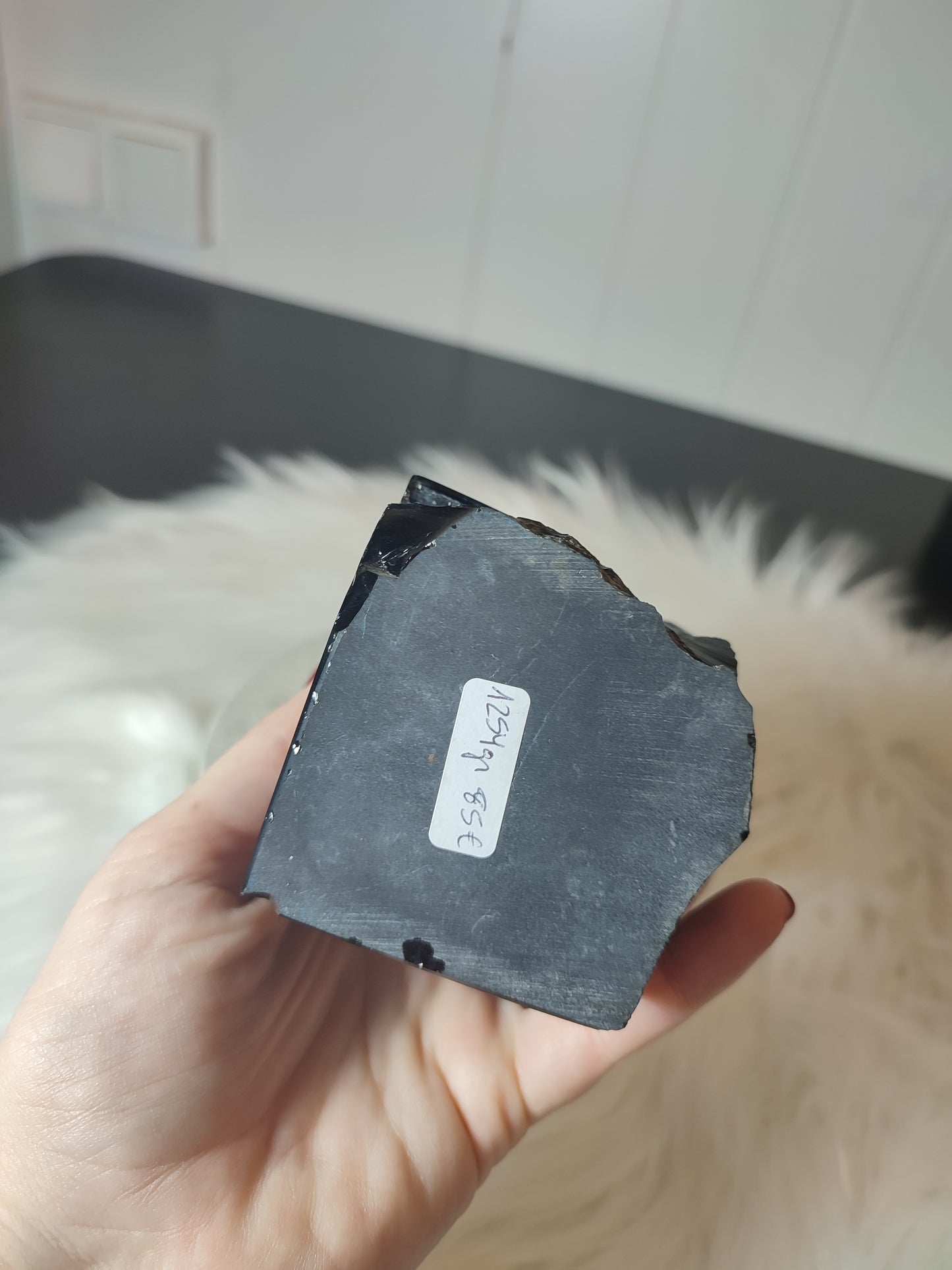 Masivo semipulido obsidiana