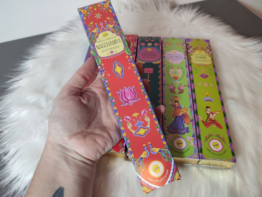 Varillas incienso Golden India - Varios aromas.