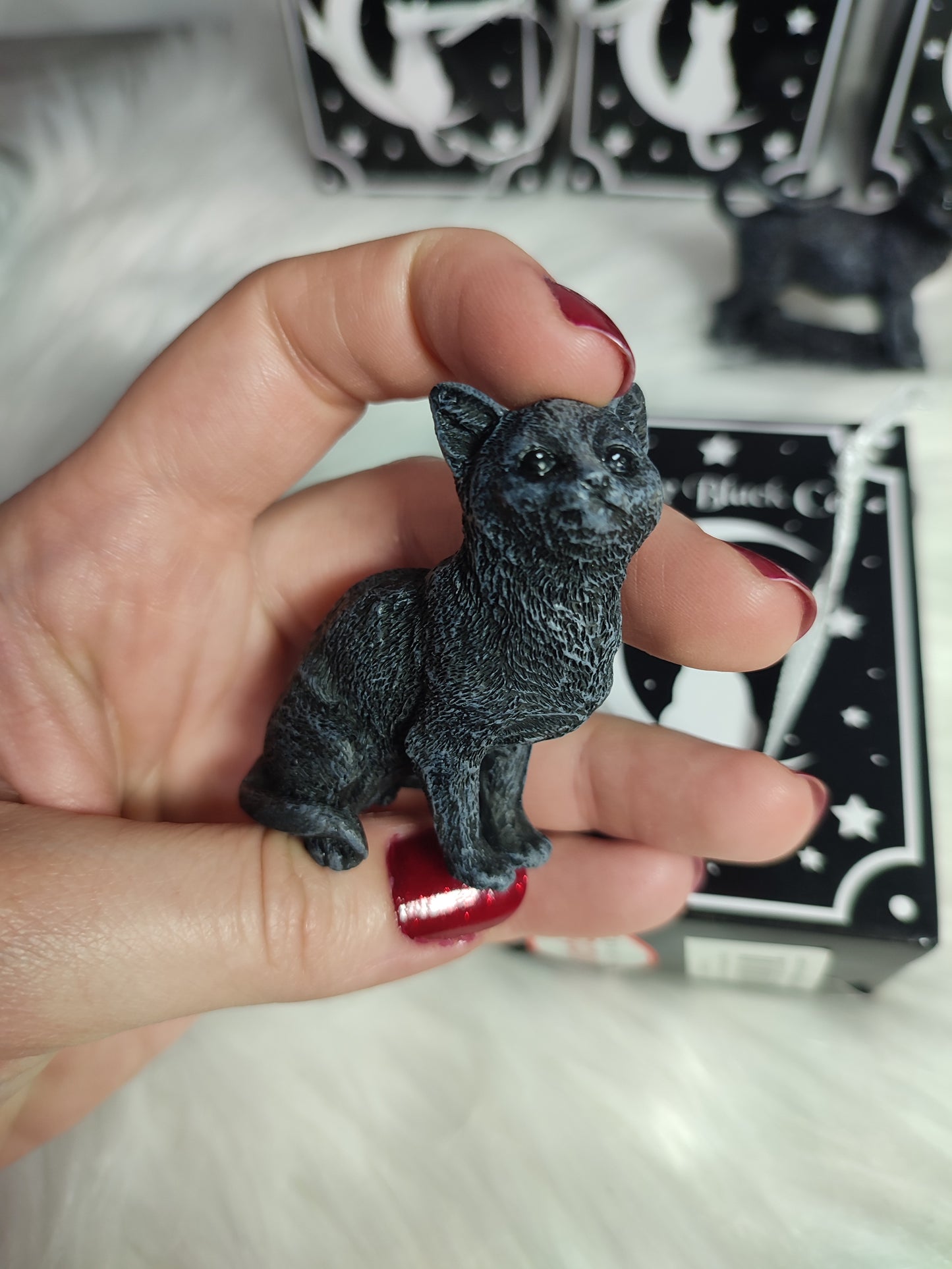 Figura con bolsa Gato Negro de la Suerte 😁✨