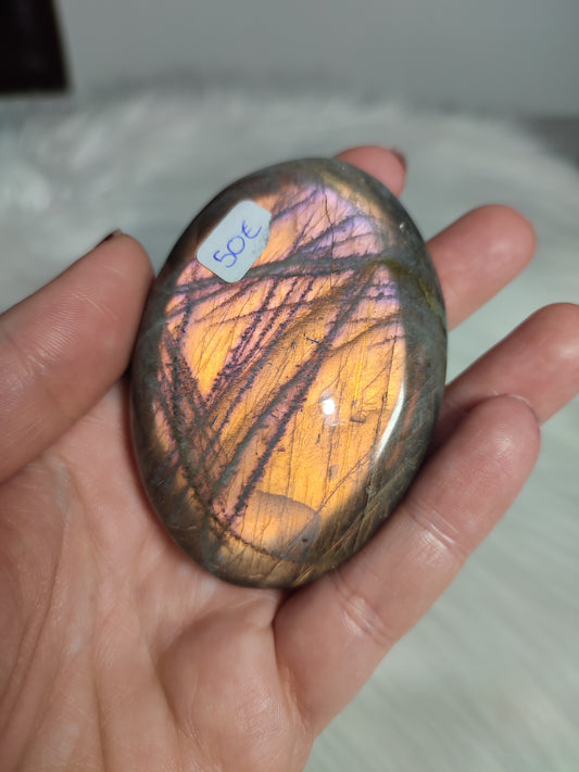 Rodado labradorita flash 137 gramos