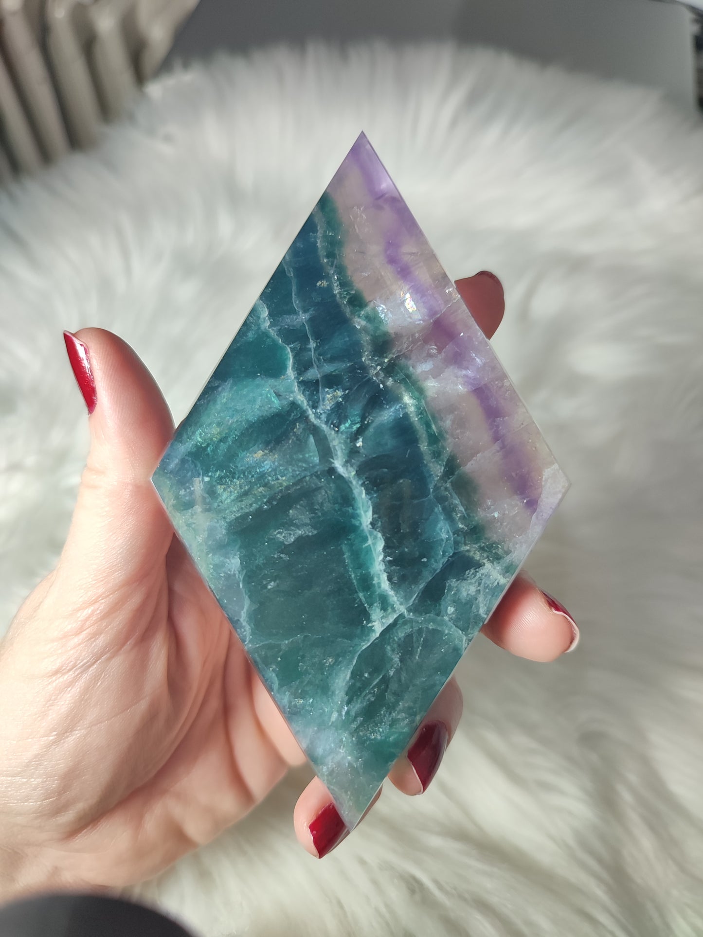 Diamante fluorita multicolor 💜💙
