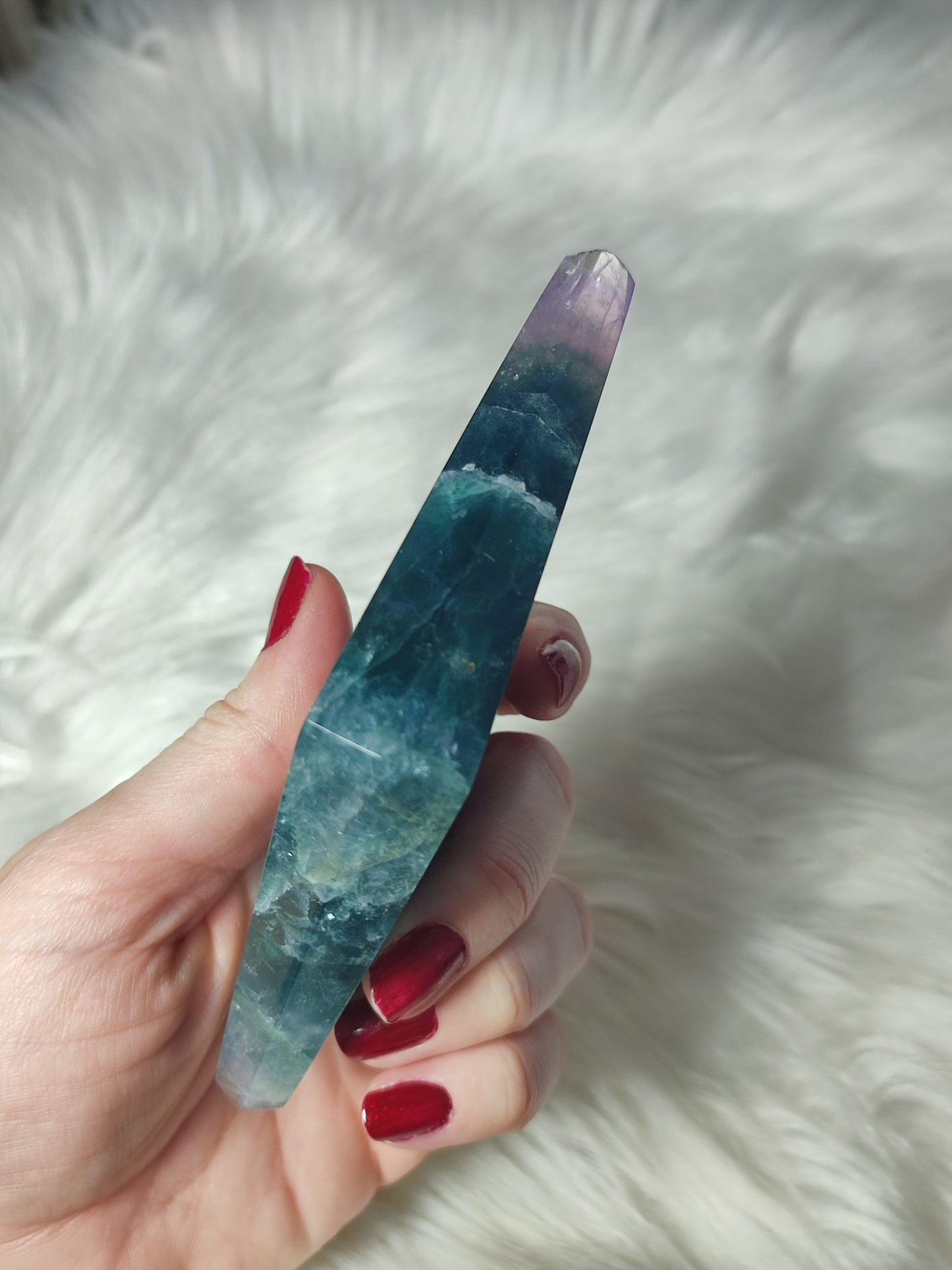 Diamante fluorita multicolor 💜💙
