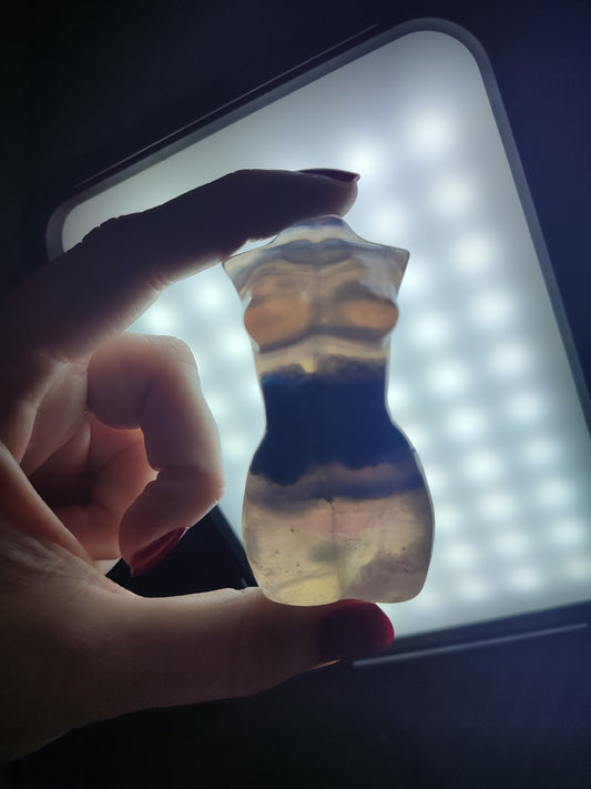 Torso - Busto mujer fluorita