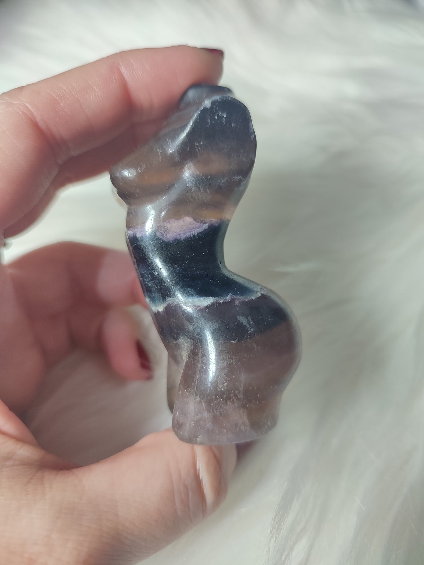 Torso - Busto mujer fluorita