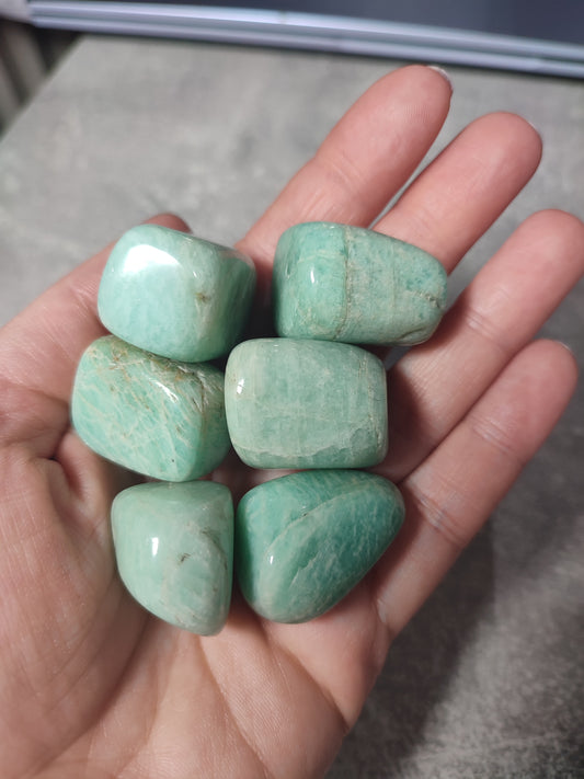 Canto rodado amazonita - Diferentes medidas