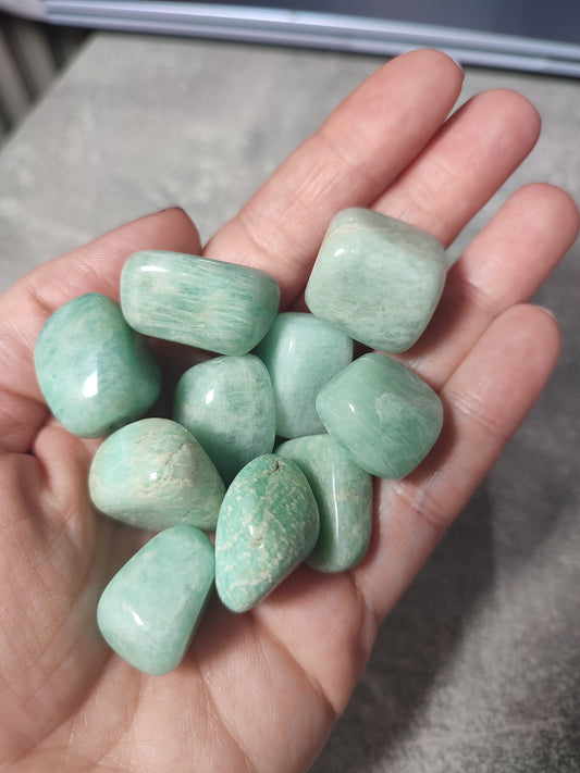 Canto rodado amazonita - Diferentes medidas