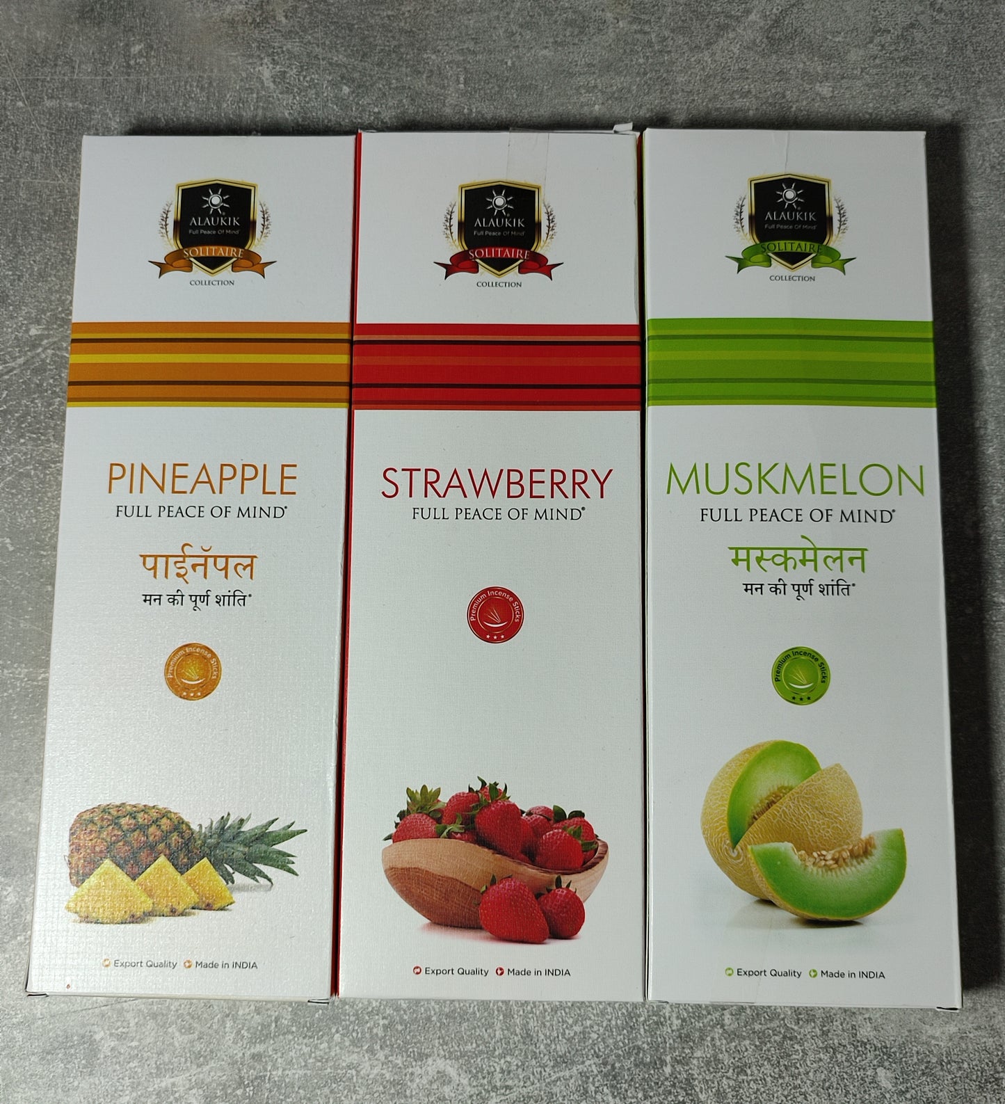 Incienso varillas Alaukik - Frutas aprox 50 unidades