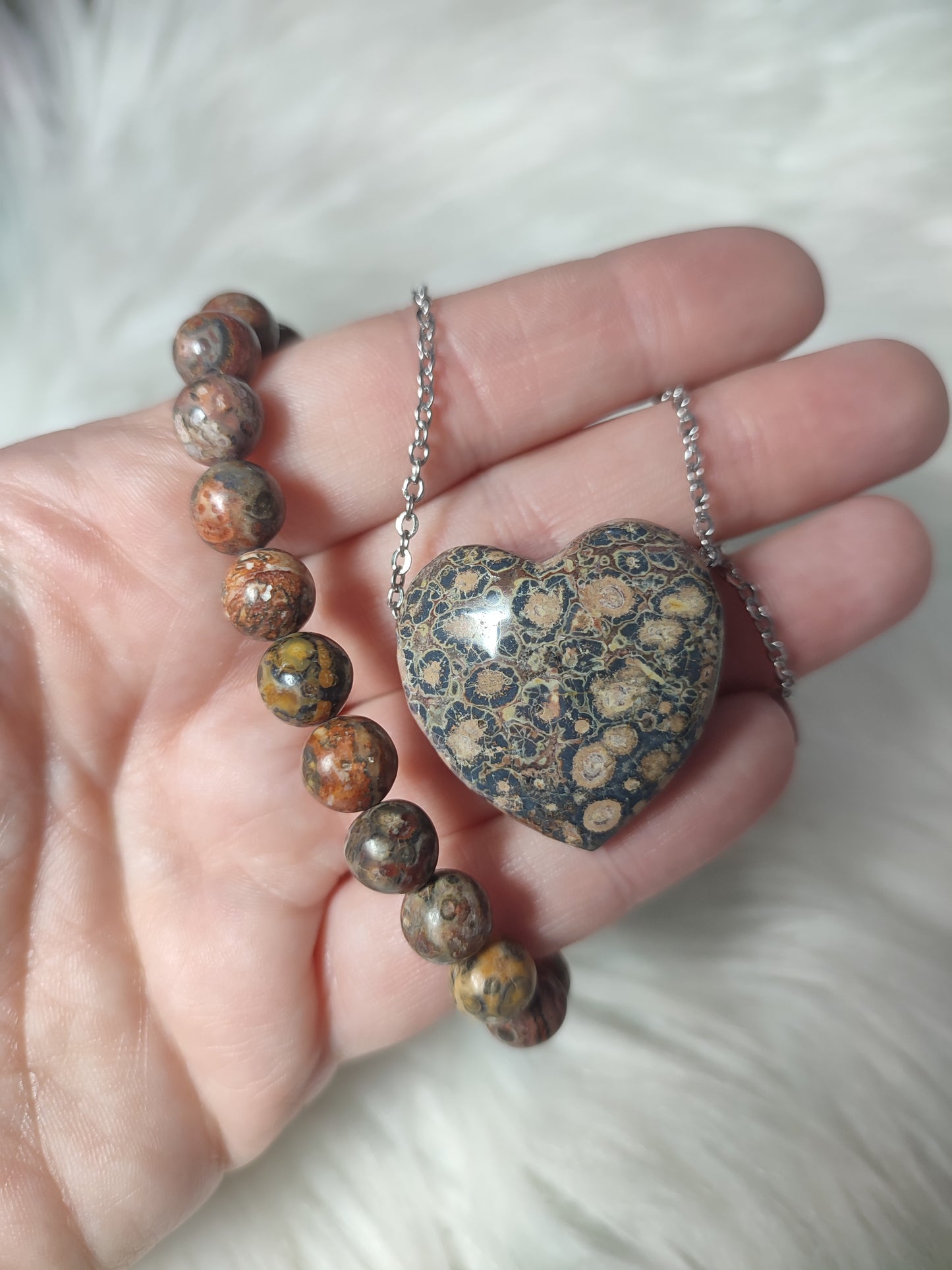 Conjunto jaspe leopardo n° 29