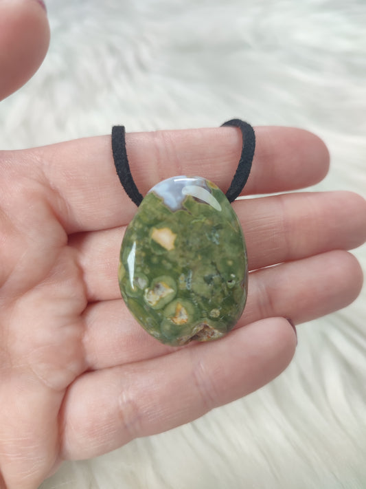 Collar con riolita - Perita - Caramelito