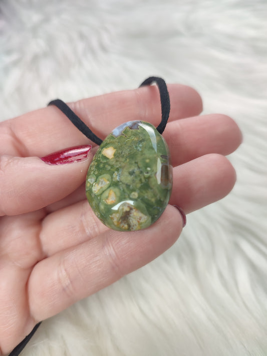 Collar con riolita - Perita - Caramelito