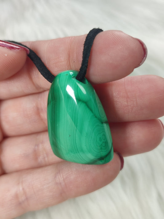 Collar con malaquita n° 2 - Perita - Caramelito