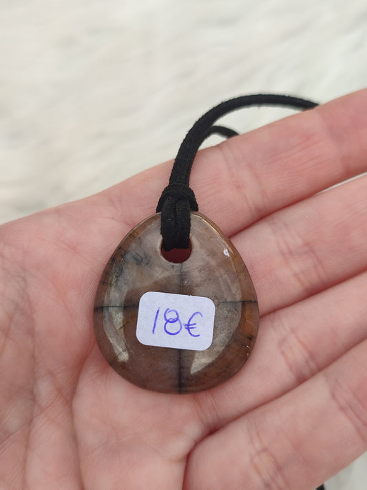 Collar con quiastolita - Perita - Caramelito