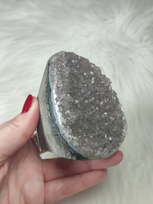 Mini Capilla drusa amatista 437 gramos