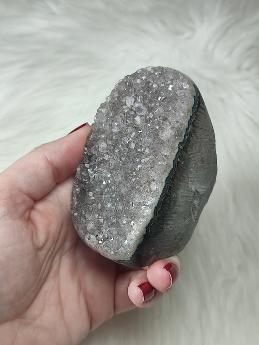 Mini Capilla drusa amatista 437 gramos