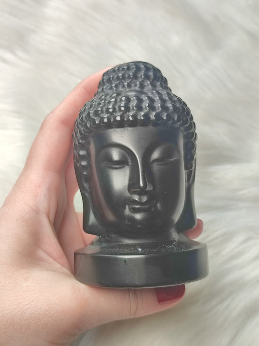 Buda Obsidiana negra 498 gr