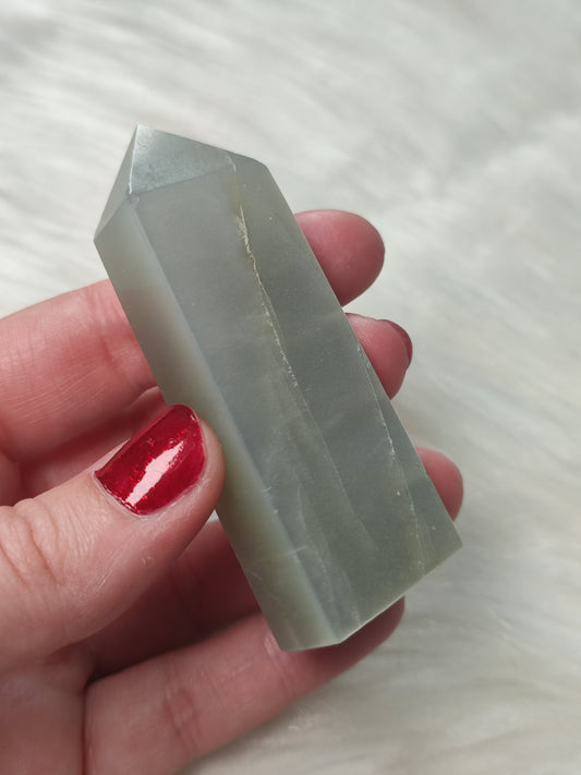 Punta piedra luna verde silky