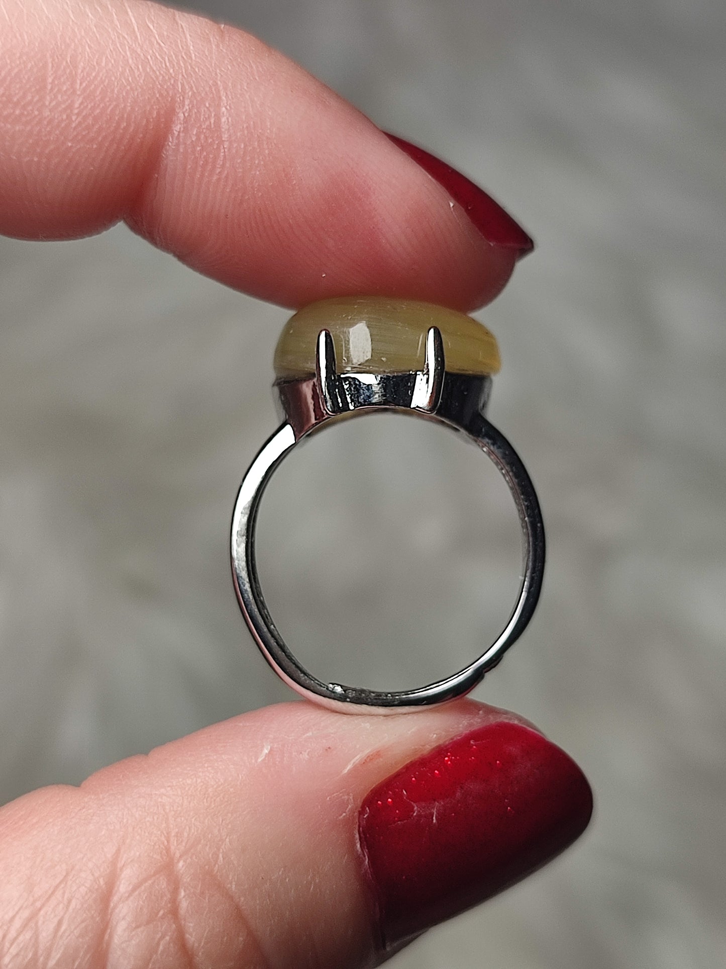 Anillo bisutería mica dorada - Mod 1