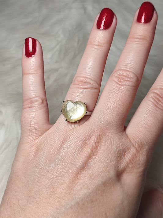 Anillo bisutería mica dorada - Mod 1