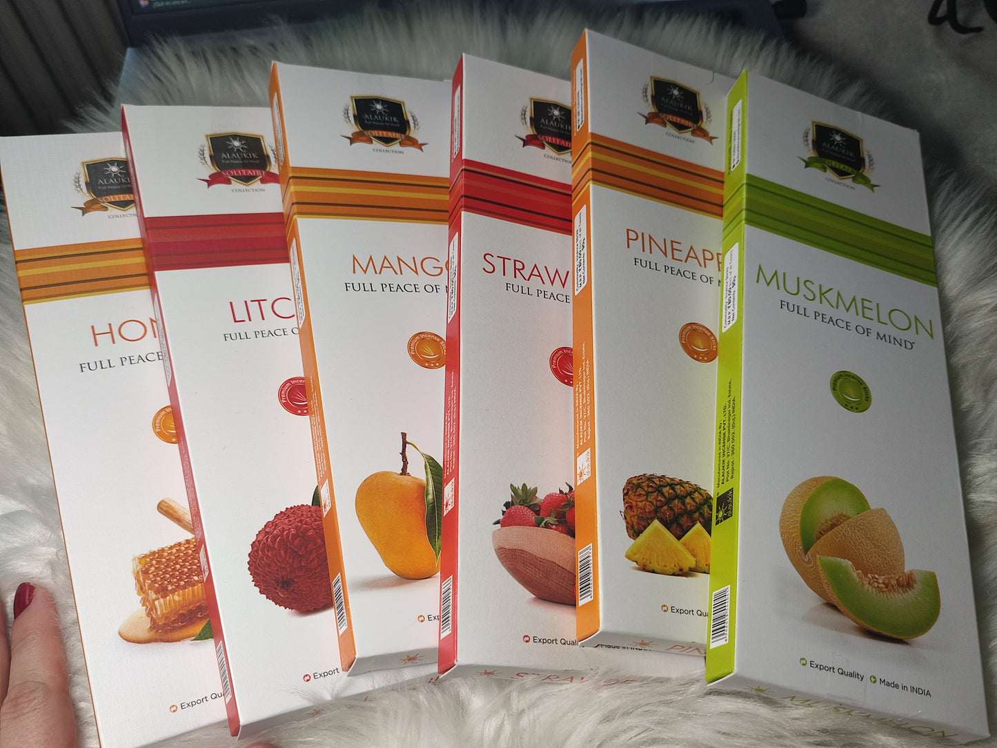Incienso varillas Alaukik - Frutas aprox 50 unidades