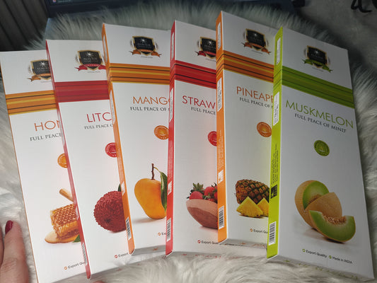 Incienso varillas Alaukik - Frutas aprox 50 varillas
