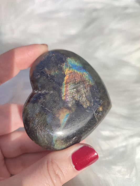 Corazón labradorita 129 gr