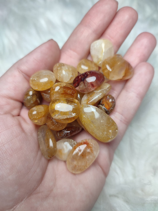 Pack rodados cuarzo sanador o cuarzo dorado