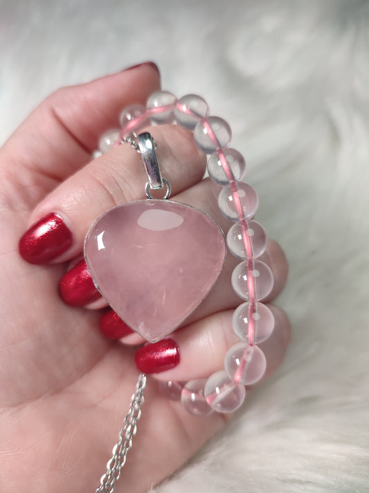 Conjunto cuarzo rosa n° 6