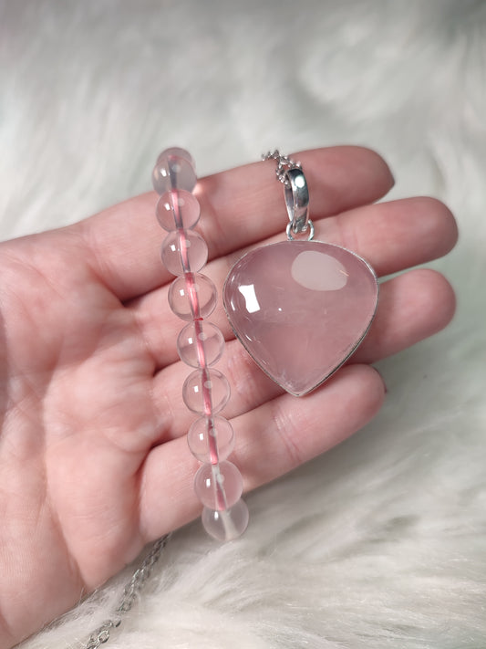 Conjunto cuarzo rosa n° 6