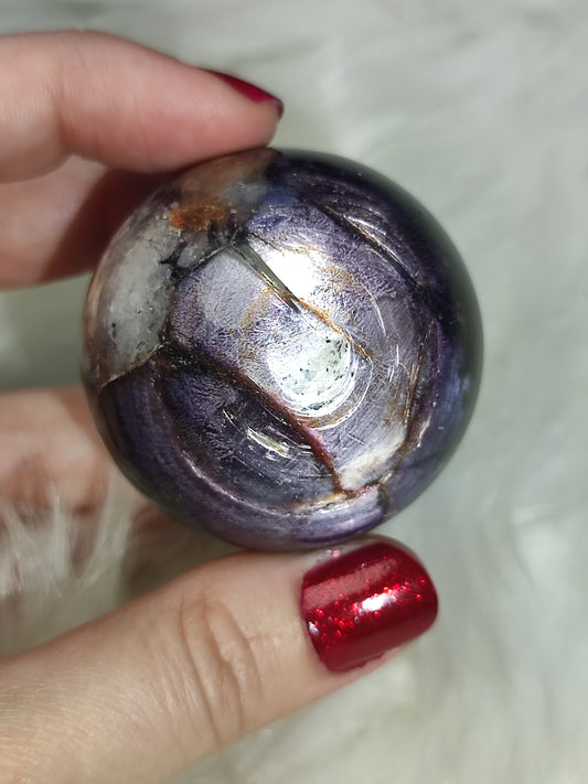 Esfera mica morada -:Video